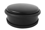Beslag & hængsler  - Home>it HOME It® dørstop til gulv Ø9.2 x 4.5 cm matsort / - 5708614131558