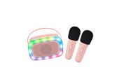 Musik - Lalarma Karaoke Party Set - Rose - LALAR-KARATWO-WLIGHTS-ROSE