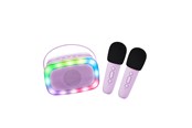 Musik - Lalarma Karaoke Party Set - Lilla - LALAR-KARATWO-WLIGHTS-PURPLE