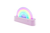 Musik - Lalarma Regnbue lampe - Lilla - LALAR-DARAINBOW-PURPLE