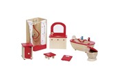 Dukkehus & tilbehør - Goki - Dollhouse Furniture Bathroom - 51959