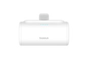 Powerbank - Baseus Compact 5000mAh Powerbank 20W USB-C (white) Powerbank - Hvid - 5000 mAh - P10068306213-00