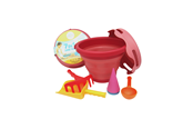 Udendørsleg - CompactToys 7in1 Sandtoys // Red - 7in1-red