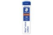 Skrive- og Tegneværktøjer - Staedtler MARS MICRO MINE 0,5mm 3H, 12 ETUIER Á 12 MINER - 250 05-3H