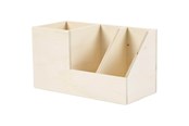 Børneværelse - Creativ Company - Wooden Pencil Box 3 Compartments - 54472