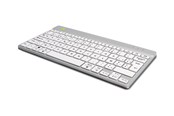 Tastatur - R-Go Tools R-Go Ergonomic Keyboard Compact break - Tastatur - Belgisk - Hvid - RGOCOBEWLWH