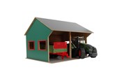 Dukke, bamse og udstyr - Kids Globe - Agricultural Shed for 2 Vehicles 1:16 - 610263