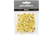 Kreativt Legetøj - Creativ Company Figure beads Smiley 60 pcs. - 696090