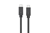 USB kabel - GEAR USB-C to USB-C 3.1 5A/100W/10GB Gen 2 Cable 1.5m - Black - 665139