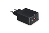 Mobil - Adaptere & Opladere - Hama Fast Charger 1x USB-A Qualcomm 19.5W Black - 00201641