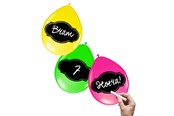 Legetøj - Folat BV Writable Balloons Neon 6 pcs. - 63705