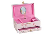 Trælegetøj - Goki Music Box Ballerina Flowers Pink - 15566