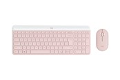 Tastatur - Logitech Slim Wireless Combo MK470 - Tastatur & Mus sæt - Tysk - Pink - 920-011314