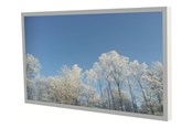 Vægbeslag, AV-Beslag & AV-Møbler - HI-ND PROTECT mounting kit - landscape - for LCD display - white RAL 9003 - Max - recommended for 43" - WC4300-0201-51
