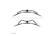 Skærmholder - Neomounts DS60-600BL3 mounting kit - full-motion - for 3 monitors - black - DS60-600BL3