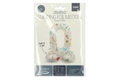 Legetøj - Folat BV - Standing Foil Balloon Joyful Party Number 0 -72cm - 63960