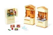 Dukke, bamse og udstyr - Sylvanian Families Landhus køkken med køleskab - 5341