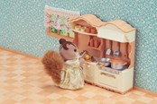 Dukkehus & tilbehør - Sylvanian Families Landhus køkken med køleskab - 5341