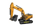 Legetøjsbil - Johntoy - Excavator Yellow 1:55 - 26105
