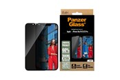 Mobil - Beskyttelsesglas - PanzerGlass Privacy Screen Protector iPhone 17e | 16e | 14 | 13 | 13 Pro | Ultra-Wide Fit w. EasyAligner - PGRPUWFG29845