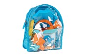Udendørsleg - Androni Backpack with Beach Set Whale 7pcs. - 7245-FISH