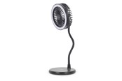 Klima/ventilator - Gembird Desktop fan with lamp and wireless charger - TA-WPC10-LEDFAN-01