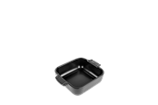 Køkkentilbehør - Peugeot Appolia Firkantet ovnfad 18 cm satin sort - 61562
