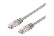 Netværkskabel - Deltaco patch cable - 1 m - grey - Grå - 1m - SFTP-61H