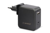 Bærbar Oplader - Gembird NPA-PD60-01 Universal 60W USB Type-C PD laptop charger - NPA-PD60-01