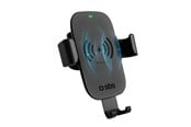 Mobil - Adaptere & Opladere - SBS mobilholder til biler med trådløs opladning - Sort *DEMO* - TESUPGRAVWIRLITE10W