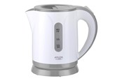 Elkedel - Adler Elkedel AD 1371g - kettle - white/grey - Hvid/grå - 850 W - AD 1371g