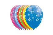 Legetøj - Globos Balloons Stars Mix Colors 30cm 8pcs. - 1129010