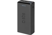Powerbank - SBS hurtigtopladende powerbank - 20,000 mAh - Sort - 20000 mAh - TTBB20000FASTK
