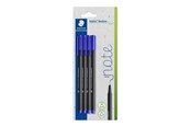 Skrive- og Tegneværktøjer - Staedtler TRIPLUS FINELINER Rpp BLÅ 4/BK - 334-3 BK4