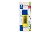 Skrive- og Tegneværktøjer - Staedtler FINELINER NORIS WRITING BLÅ 4/BK - 307-3 BK4