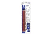 Skrive- og Tegneværktøjer - Staedtler TRADITION BLYANT HB 3/BK FSC 100% - 110-HBBK3D