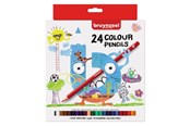 Skrive- og Tegneværktøjer - Bruynzeel Kids Colouring Pencils 24 pcs. - 60112003