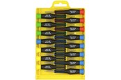 Netværkstilbehør - Deltaco Precision Chisel Set 15 chisels Groove / Philips / Torx / Hex Black - STD-713