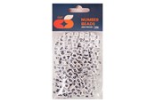 Kreativitet & Hobbyartikler - Colorations - Number Beads 7mm 300pcs. - 43BL08