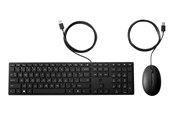 Tastatur - HP Wired Desktop 320MK Mouse and Keyboard (9SR36UT) - Tastatur & Mus sæt - Dansk - Sort - 9SR36UT#UUW