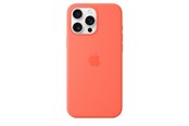 Mobil - Covers & Cases - Apple iPhone 16 Pro Max Silicone Case with MagSafe - Tangerine - MDGX4ZM/A