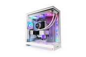 Kabinet - NZXT H9 Flow RGB+ (2025) - All White - Controller incl - Kabinet - Miditower - Hvid - CM-H92FW-P1