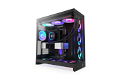 Kabinet - NZXT H9 Flow RGB+ (2025) - All Black - Controller incl - Kabinet - Miditower - Sort - CM-H92FB-P1