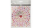 Hobby artikler - Creativ Company - Stickers Small Hearts 1 Sheet - 29064