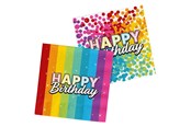 Legetøj - Folat BV - Napkins Happy Birthday 20 pcs. - 65822