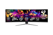 Skærm - 49" MSI MPG 491CQPXDE - 5120x1440 - 240Hz - QD-OLED - KVM switch - 9S6-3FA84T-020