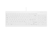 Tastatur - Cherry Active Key AK-C7012 - keyboard - wipe disinfection - QWERTY - Pan Nordic - white Input Device - Tastatur - Nordisk - Hvid - AK-C7012F-U1-W/NOR