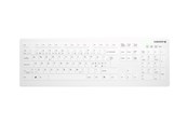 Tastatur - Cherry Active Key AK-C8112 - keyboard - wipe disinfection flat key profile - QWERTY - Pan Nordic - white Input Device - Tastatur - Nordisk - Hvid - AK-C8112-FUS-W/PN