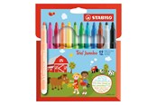 Skrive- og Tegneværktøjer - STABILO Trio Jumbo - Felt-tip pen - Set of 12 pieces - 380/12-01