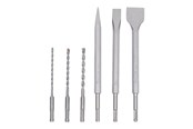 Bor & bits - Makita D-58920 Drill Bit and Chisel Set 6 Pieces - D-58920